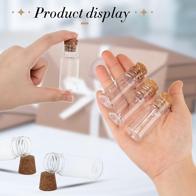 Bokon 25set 10ml Mini Plastic Bottles - Image 3