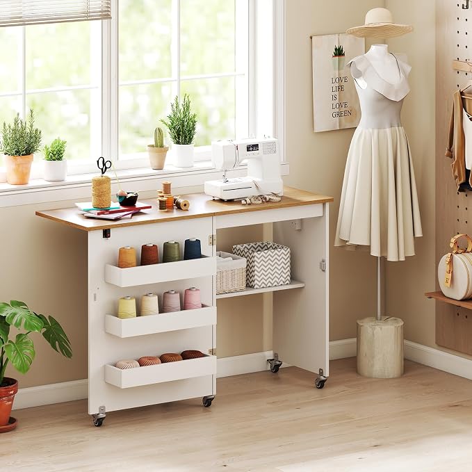 Giantex Folding Sewing Table - Image 2