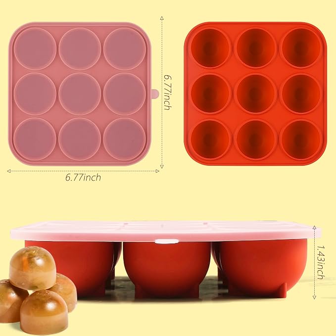 9-Cavity Silicone Frozen Dog Treat Mold - Image 2