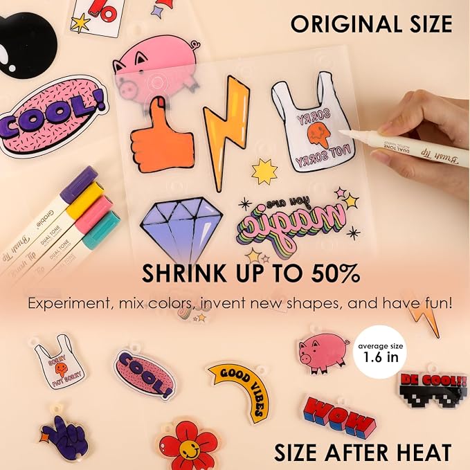 Grabie DIY Shrink Art Craft Kit Jewelry Making Kit - Image 4