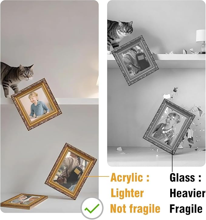 9×12 Picture Frame Gold - Image 6