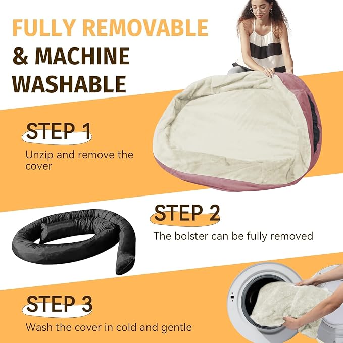 Orthopedic Waterproof Large Dog Bed: Memory FoamWashable Dog Bed - Image 5