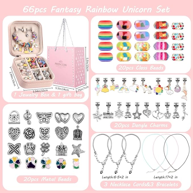 UFU Charm Bracelet Making Kit, Jewelry Making Kit Craft Gift - Image 4