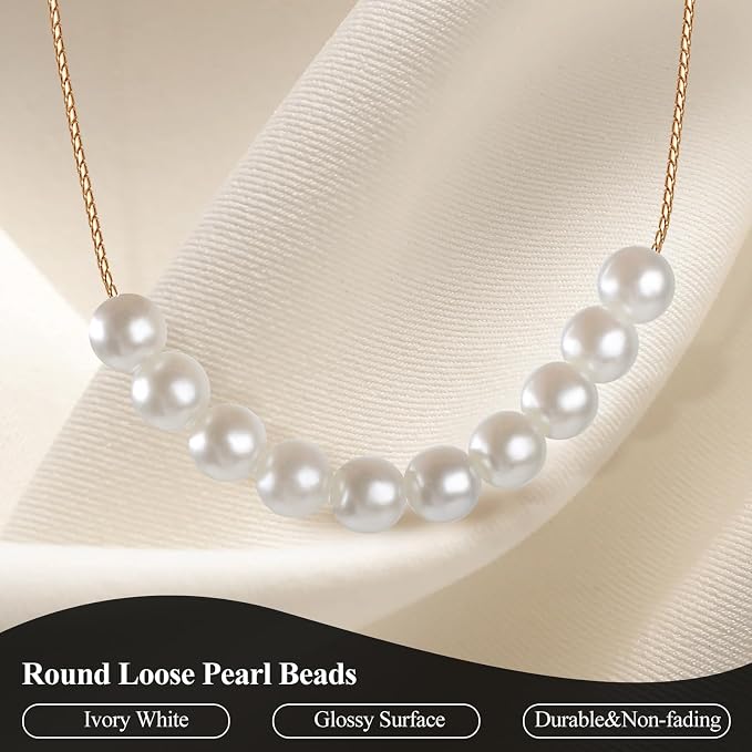 Phinus 2500 Pcs 6mm Pearl Beads - Image 4