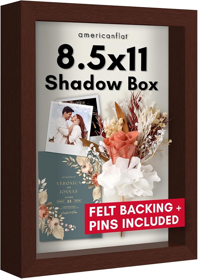 Americanflat 8.5x11 Shadow Box Frame by Americanflat
