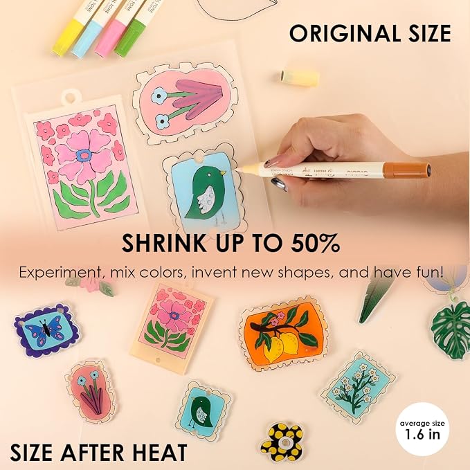 Grabie DIY Shrink Art Craft Kit Jewelry Making Kit - Image 5