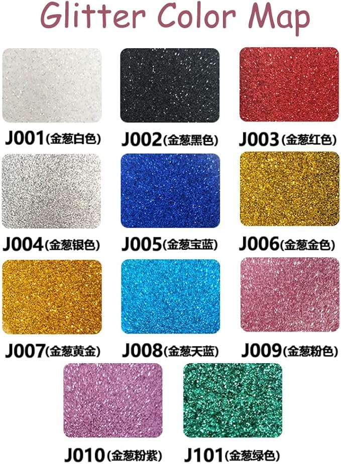 guangyintong Glitter Gold Heat Transfer Vinyl HTV Rolls, 12" x 8ft Iron on Vinyl for T-Shirts Glitter Gold HTV Vinyl for All Cutter Machines Easy to Cut & Weed for Heat Vinyl Design