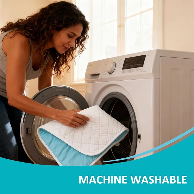 KANECH Washable Underpads 44"x52", Waterproof Heavy Absorbency Reusable - Image 3