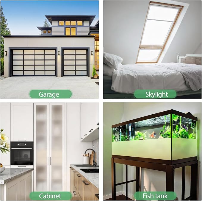STATINT Privacy Window Film Frosted Glass Heat Control Sun Blocking UV - Image 7