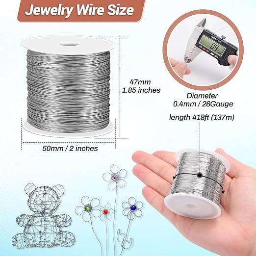 cridoz 26 Gauge Stainless Steel Wire - Image 2