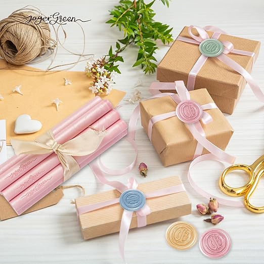 Glue Gun Wax Seal Sticks, 8 Pcs White Sealing Wax Sticks for Wedding Invitation Envelopes, Antique Stamp Seals, Letter Sealer, Scrapbook Supplies, Christmas Cards, Gifts Wrapping