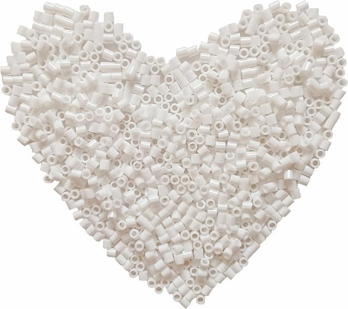 3000Pcs Beads Fuse Beads - 5mm White Melting Beads by Yowamho