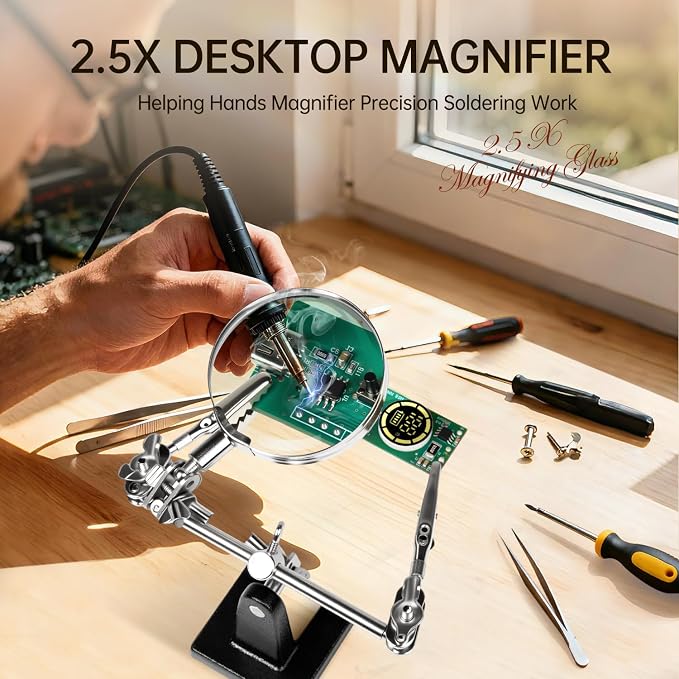 AORAEM Helping Hands Magnifier - Image 3