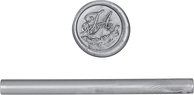 Yoption 15 Pieces Glue Gun Sealing Wax Sticks for Wax Seal Stamp, Great for Wedding Invitations, Cards, Envelopes (Silver)
