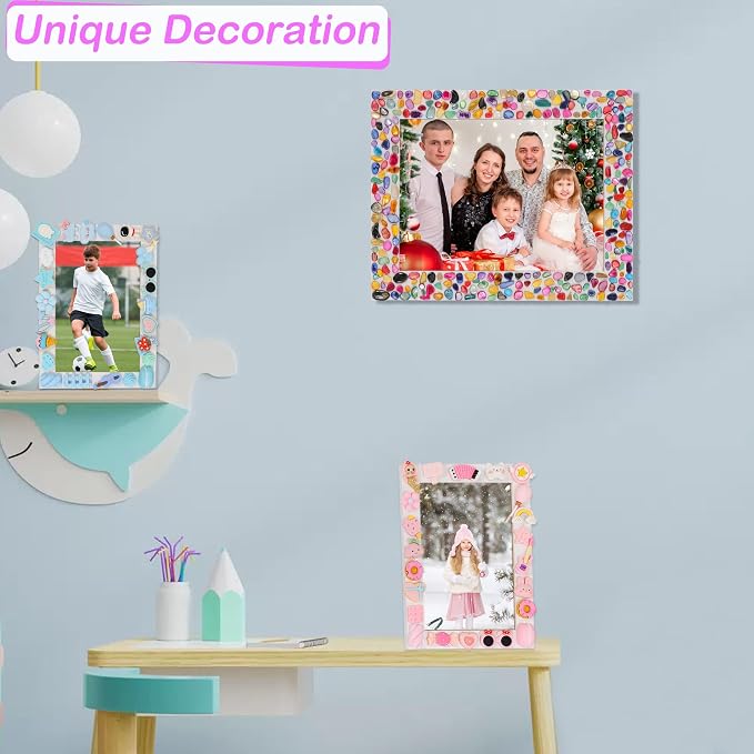 ZALIAFEI 3PCS Mosaic Photo Frame Craft Kit, DIY Crafts Crafts - Image 5