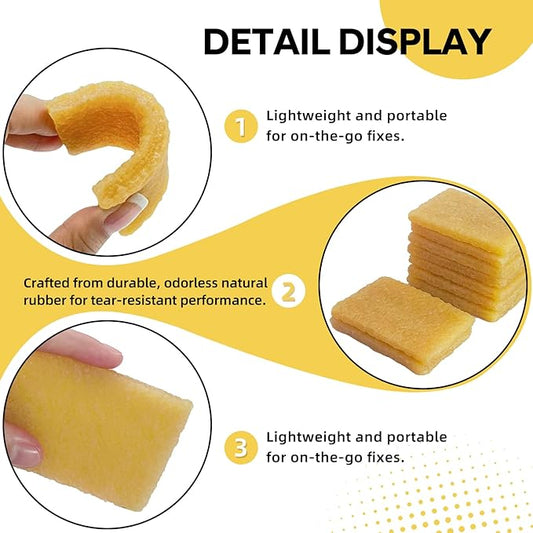 12pcs Natural Rubber Erasers Glue and Residue Eraser, Rubber Cement Pick up Erasers Adhesive Eraser Glue Remover Tool for Paper Plastic Craft