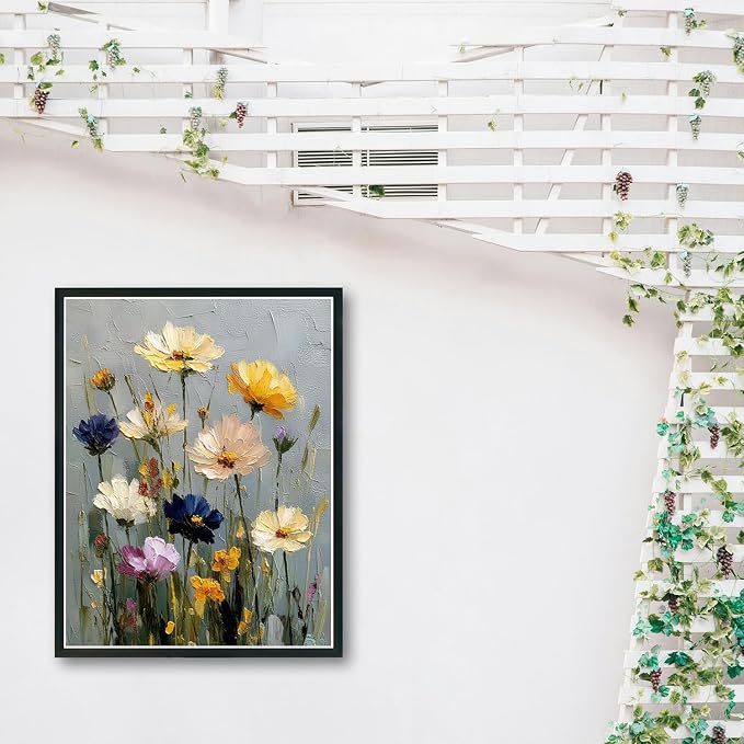 MBNTJHT Wild Flowers Stamped Cross Stitch Kits - Image 4