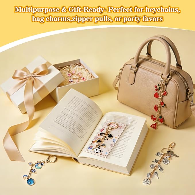 Riwiuue 760Pcs Lip Gloss Keychain Making Kit - Image 8