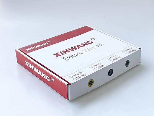 18 Gauge Electrical Wire,18 awg Silicone Wire-XINWANG 18 Gauge Stranded Tinned Copper Wire with Silicone Insulation(OD: 2.3 mm) 6 Colors,16.5ft Each, Hook Up Wire Kit