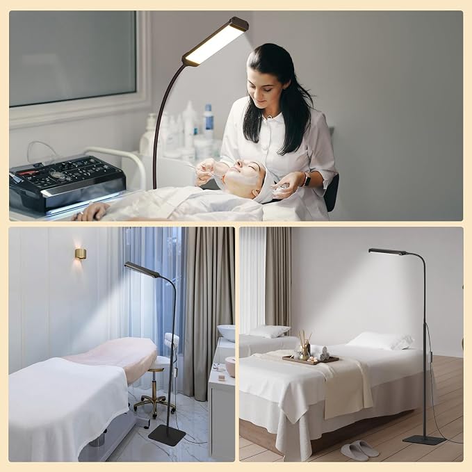 Aisutha LED Floor Lamp, Reading Lamps Adjustable Stepless Colors & Brightness - Image 5