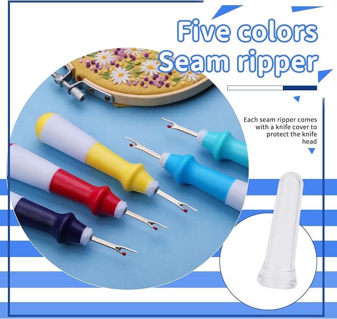 SOCNITC 65Pcs Stitch Remover Tool Kit Seam Ripper - Image 4