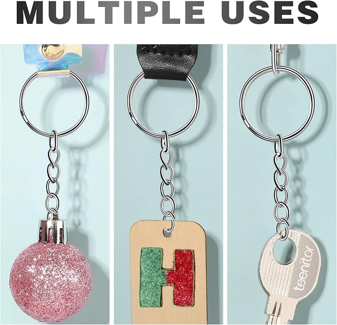 Teenitor Key Chain Rings Keychain Rings, Keyring 25mm - Image 5