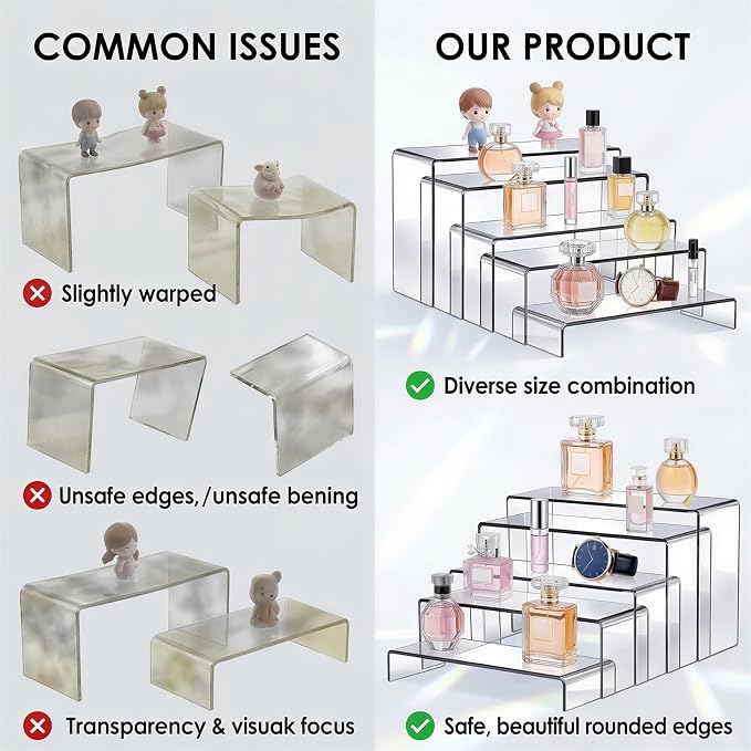 Fixwal 10pcs 2 Set Acrylic Risers - Image 6