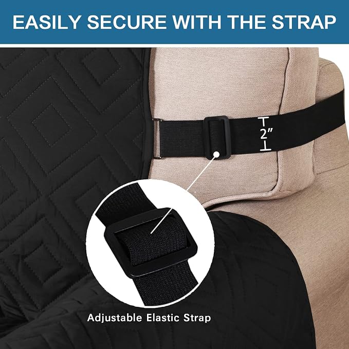 H.VERSAILTEX Reversible Chair Cover Furniture Protector Anti-Slip Couch Cover - Image 4