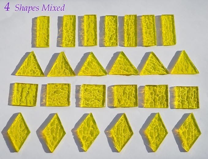 Large Transparent Textured Glass Tiles - Image 3