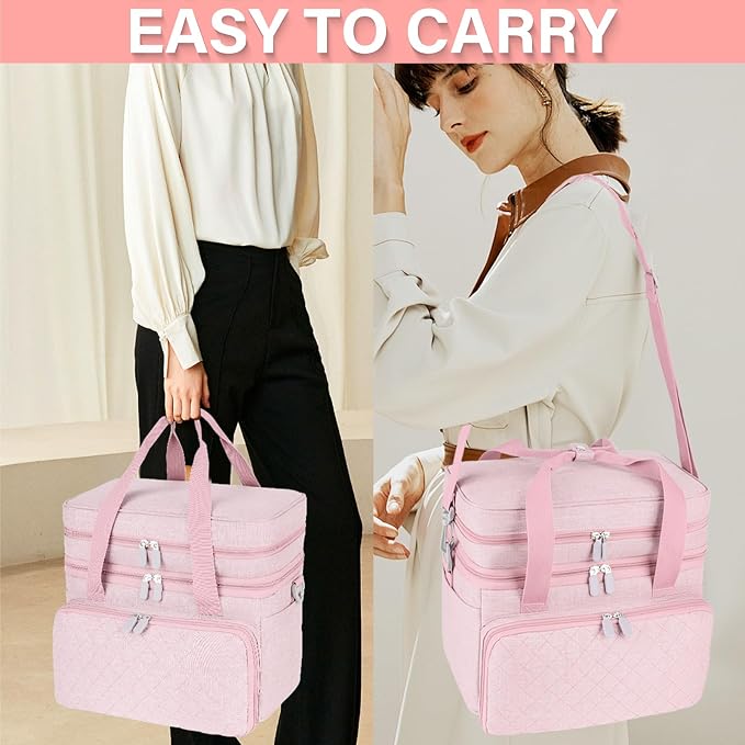 Sewing Box for Sewing Supplies​​, Double-Layer Organizer Bag - Image 5