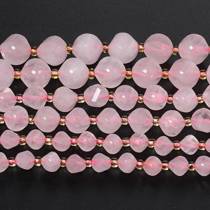 34pcs Natural Quartz Stone Beads - Image 7