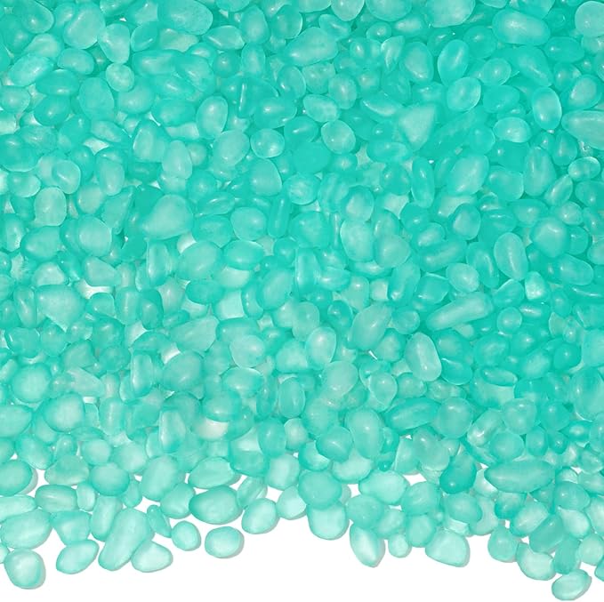 QEQEKAKA Sea Glass Stones for Crafts About 2.75LB Glass Pebbles Gemstones Bulk by QEQEKAKA