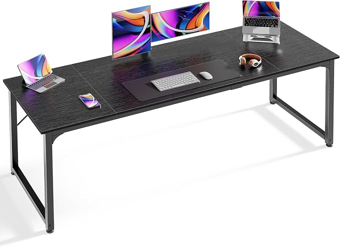 Huuger Computer Desk, 70 Inch Office Desk, Gaming Desk by Huuger