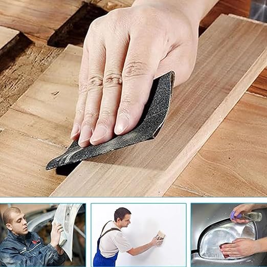 24 Piece Ultra Fine Sandpaper Set 2000/3000/5000/7000/10000/20000 Grit Wet/Dry Sandpaper 9x3.6 Inches, Suitable for Automotive Polishing, Metal, and Wood Turning Finishing.