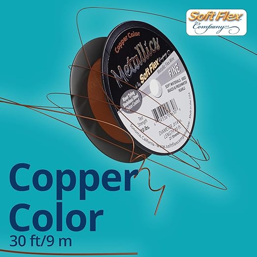 Soft Flex 21 Strand Beading Wire - Fine 0.14 Diameter - 30 Feet Design Wire
