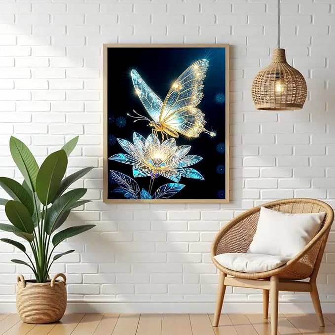 VeGuude Square Drill Butterfly Diamond Art Kits - Image 5