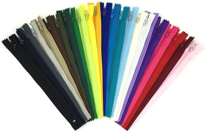 DOITEM 25cm/10 Inch Multicolor Nylon Coil Zippers - Image 7