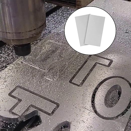 2Pack 6061 T651 Aluminum Sheet Metal 6 x 12 x 5/64(0.08”) Inch Flat Plain Aluminum Plate Covered with Protective Film, Heat Treatable Rectangle 2mm Aluminum Metal Plate for Industrial, Crafting