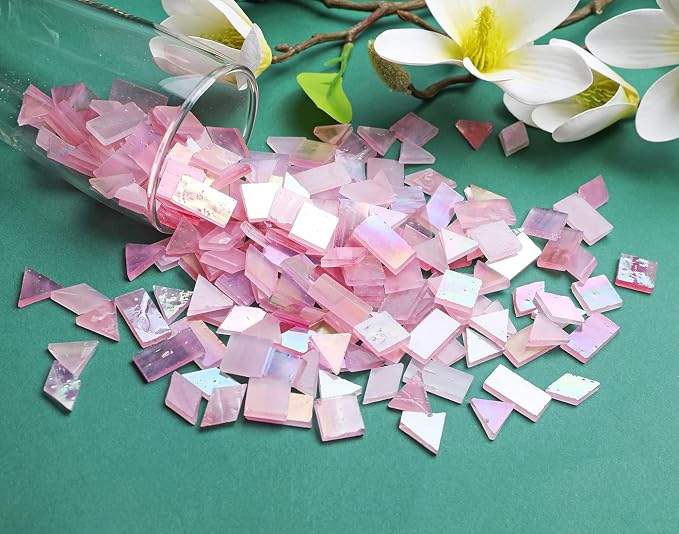 Lanyani Iridescent Stained Glass Mosaic Tiles - Image 5