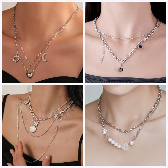 Necklace Chain for Jewelry Making, 95.1 Feet 12 Rolls Stainless Steel Jewelry - Image 6