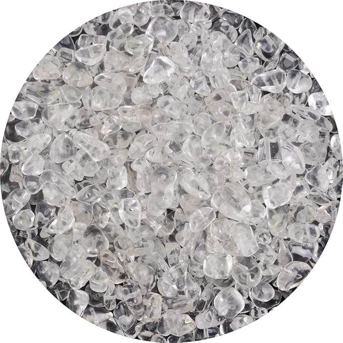 Natural Chip Stone Beads Crystal Quartz 5-8mm About 400 Pieces Irregular by Cmidy