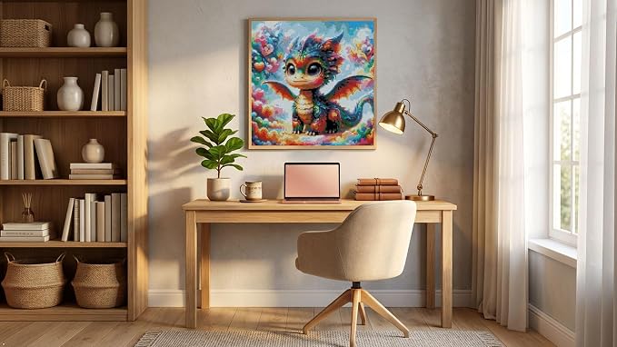 MYBISYMQQ Cute Rainbow Dragon Cross Stitch Kits - Image 6