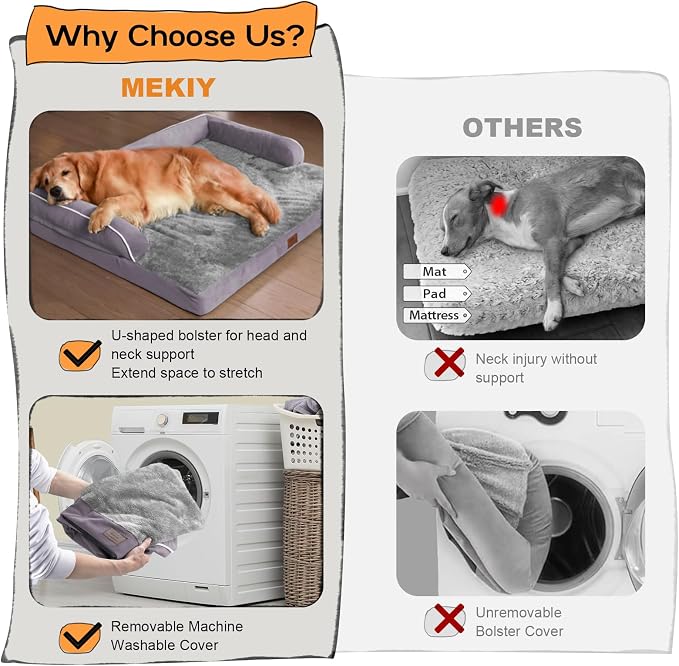 Orthopedic Large Dog Bed Washable, Orthopedic Dogs Bed - Image 4
