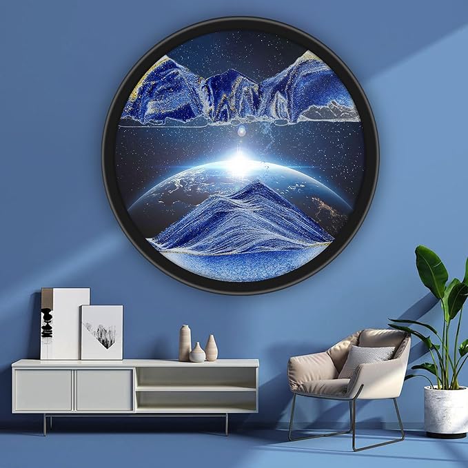 Mtadmai 24" Moving Sand Art, 3D Sand Art Pictures Deep Sea Sandscape Living by Unknown