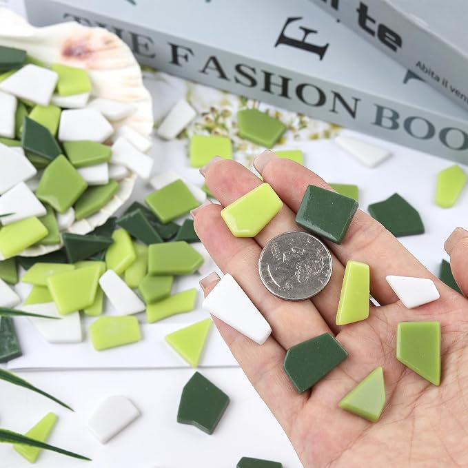Youway Style Green Glass Mosaic Tiles - Image 5