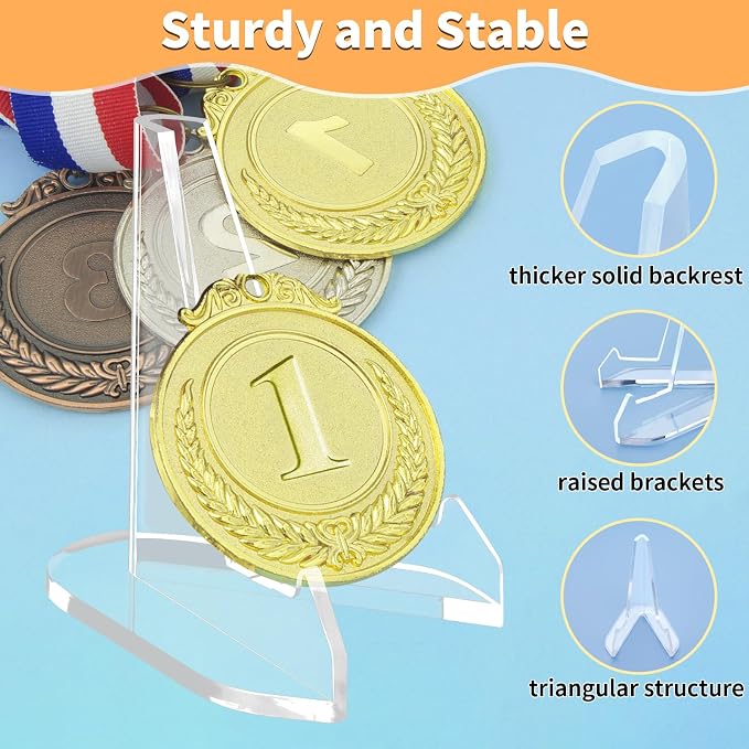 Reastar Card Display Stand, Acrylic Card Holder, 2.7 in | - Image 5