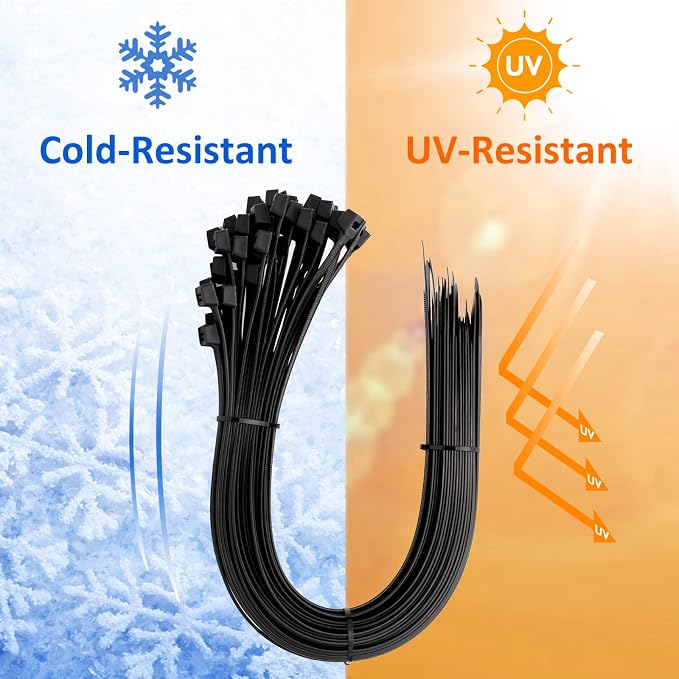 Large Zip Ties 18 inch, 50 Pack, Long Zip Ties Heavy Duty - Image 5
