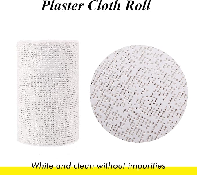 4'' x 180'' Plaster Cloth Gauze Bandages Rolls, 500gsm Plaster Strip | - Image 3