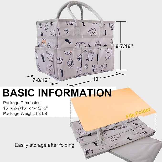 Cupohus Craft Organizer Tote Bag – Art Organizer, Craft Caddy - Image 3