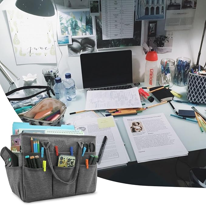 Cupohus Craft Organizer Bag, Art Supply Tote - Image 6